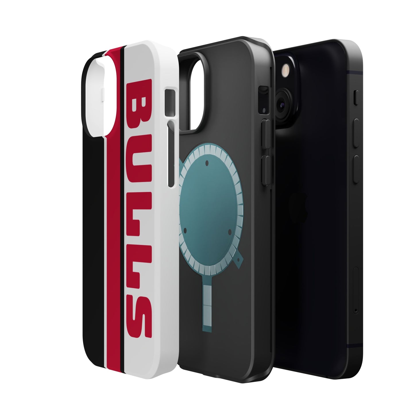 Bulls Phone Case, Magnetic Phone Case, Retro Phone Case