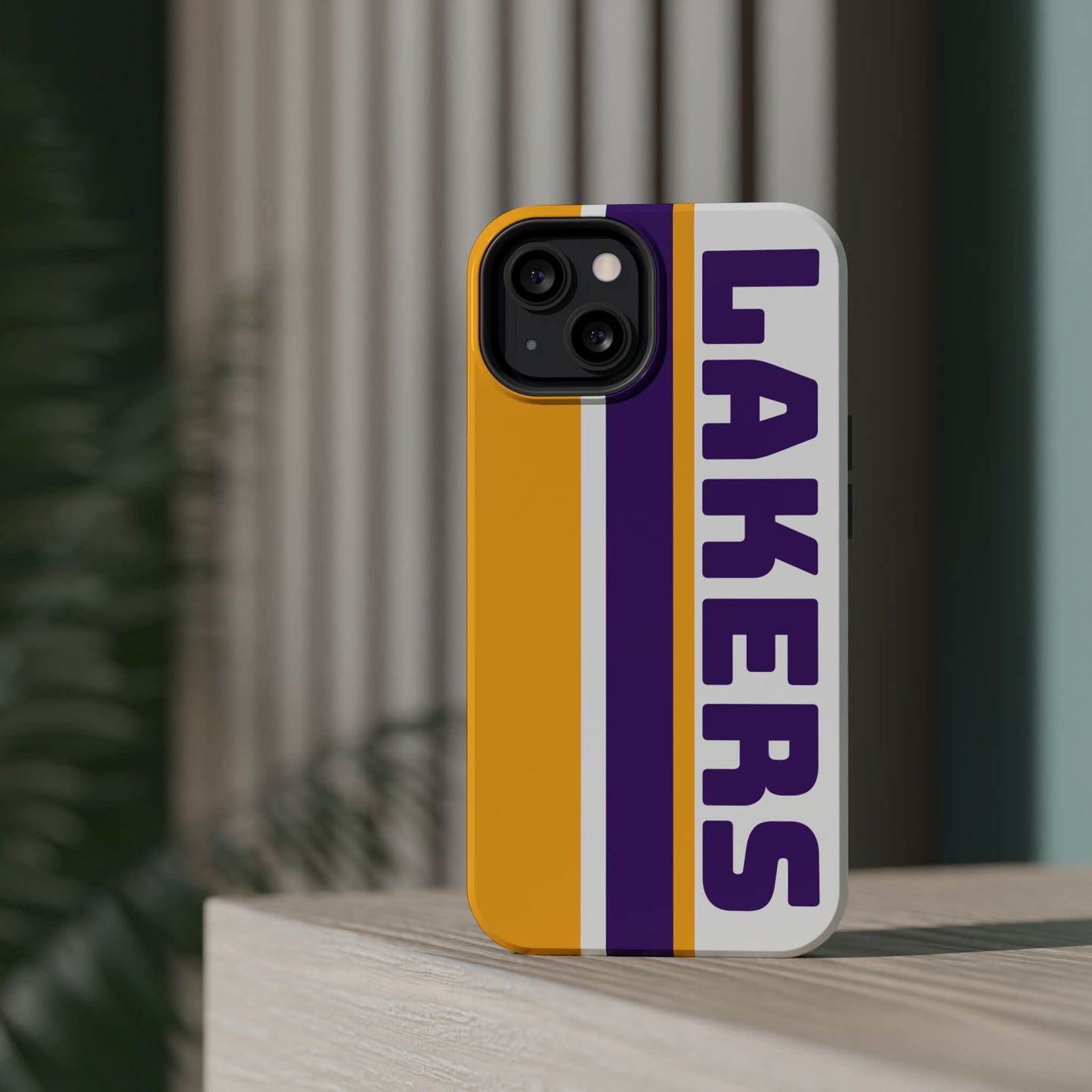Lakers Phone Case, Magnetic Phone Case, Retro Phone Case, Basketball Gifts