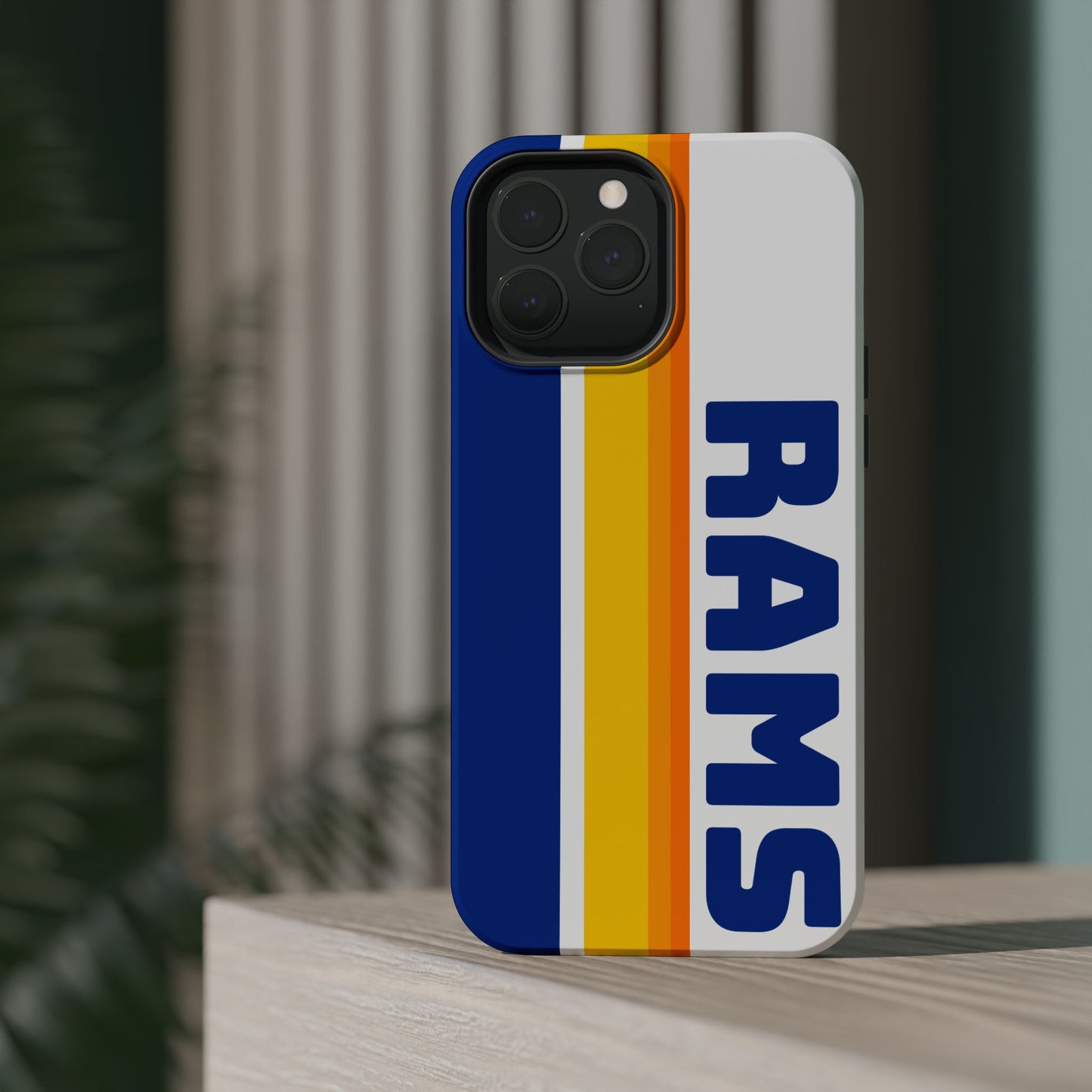 Rams Phone Case, Magnetic Phone Case, Retro Phone Case, Football Case for iPhone or Samsung