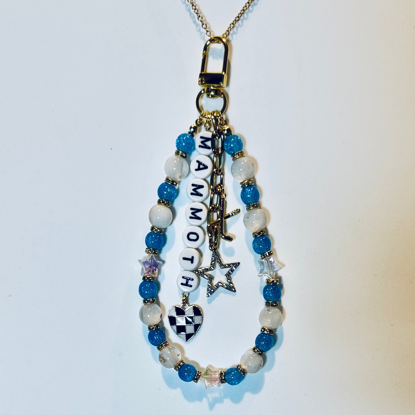 Hockey Team Bag Charm – Oilers, Stars, Hurricanes, Blues, Custom Sports Charms, Hockey Keychain