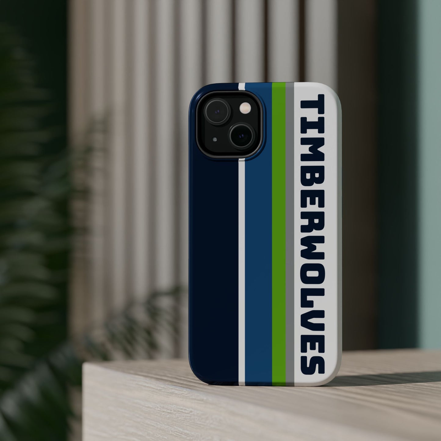 Timberwolves Phone Case, Magnetic Phone Case, Retro Phone Case, Basketball Gifts