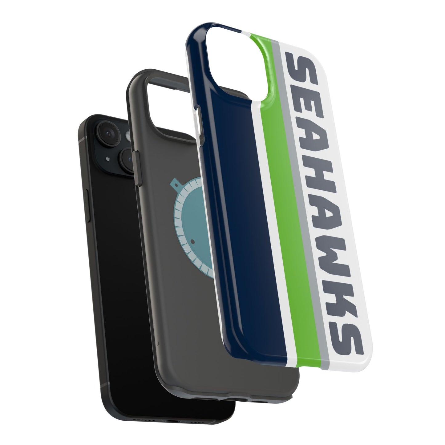 Seahawks Phone Case, Magnetic Phone Case, Retro Phone Case, Football Case for iPhone or Samsung