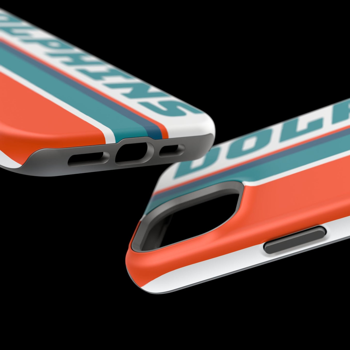 Dolphins Phone Case, Magnetic Phone Case, Retro Phone Case, Matte/Glossy Phone Case