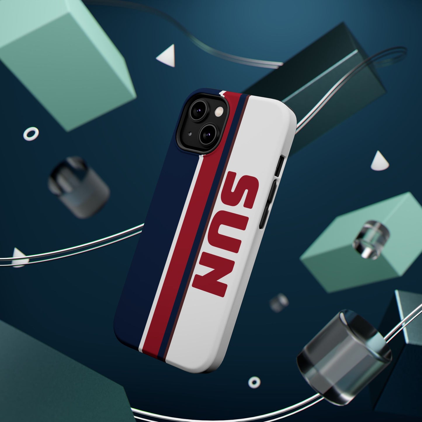 Sun Phone Case, Magnetic Phone Case, Retro Phone Case, Matte/Glossy Phone Case