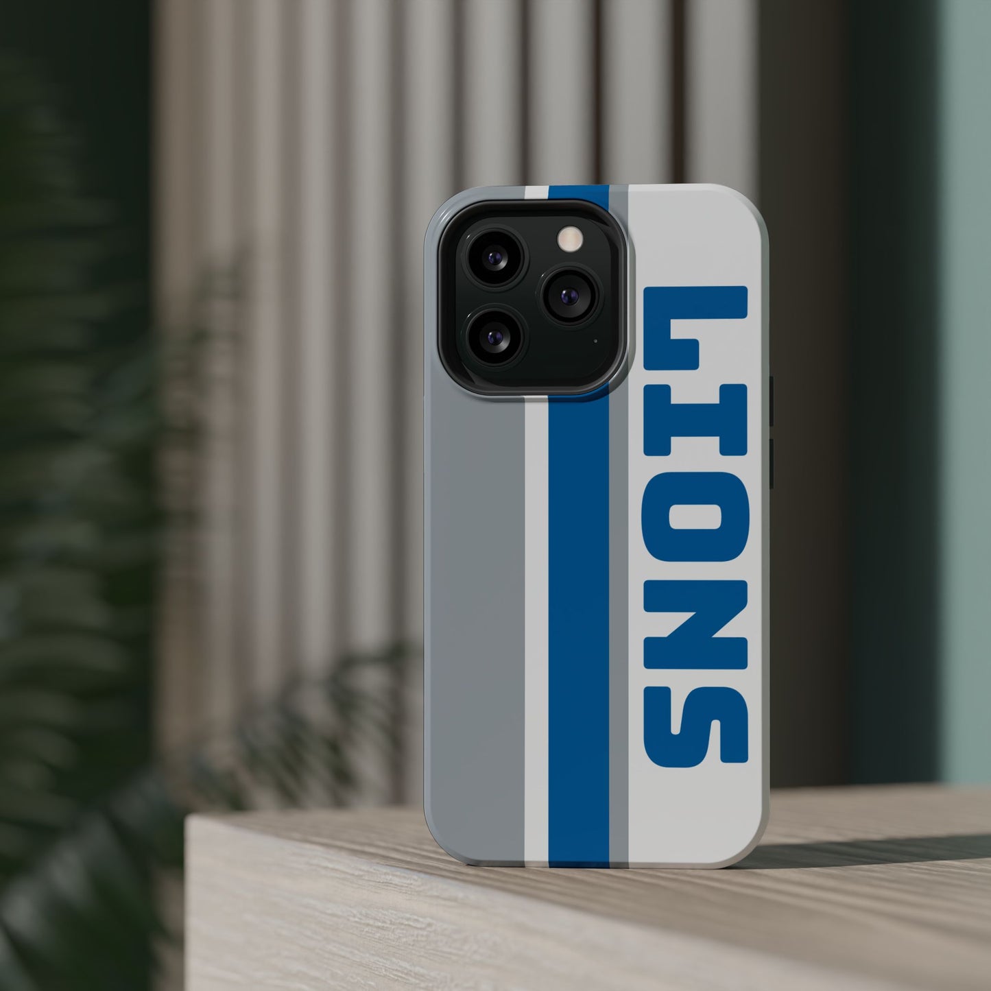 Lions Phone Case, Magnetic Phone Case, Retro Phone Case, Football Gifts