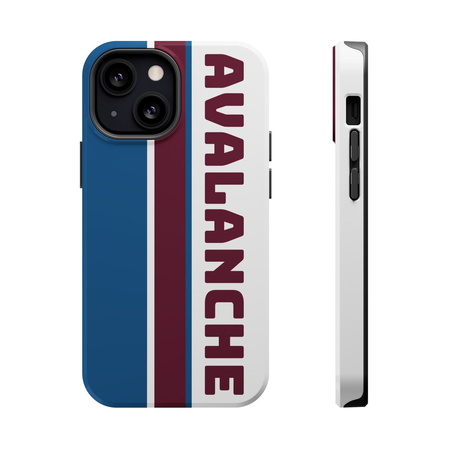 Avalanche Phone Case, Magnetic Phone Case, Retro Phone Case, Matte/Glossy Phone Case, Hockey Gifts