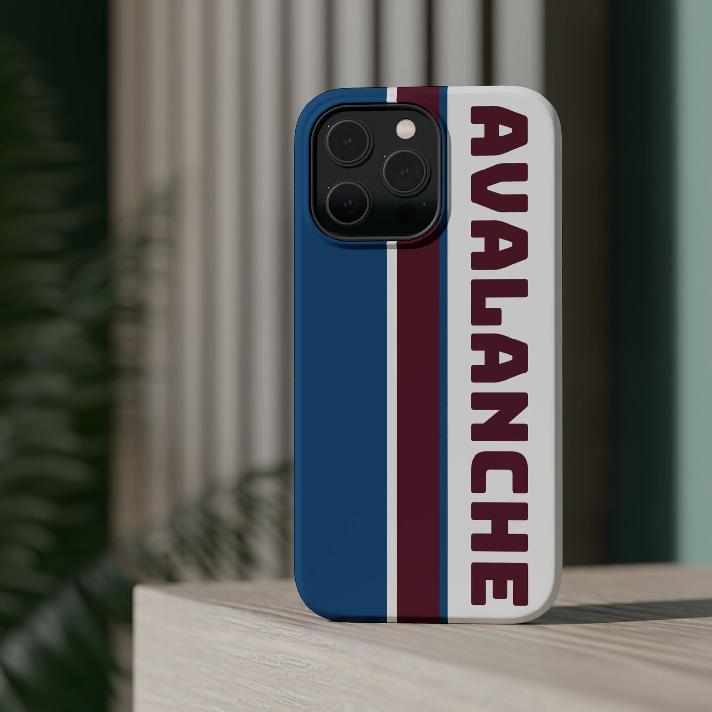 Avalanche Phone Case, Magnetic Phone Case, Retro Phone Case, Matte/Glossy Phone Case, Hockey Gifts