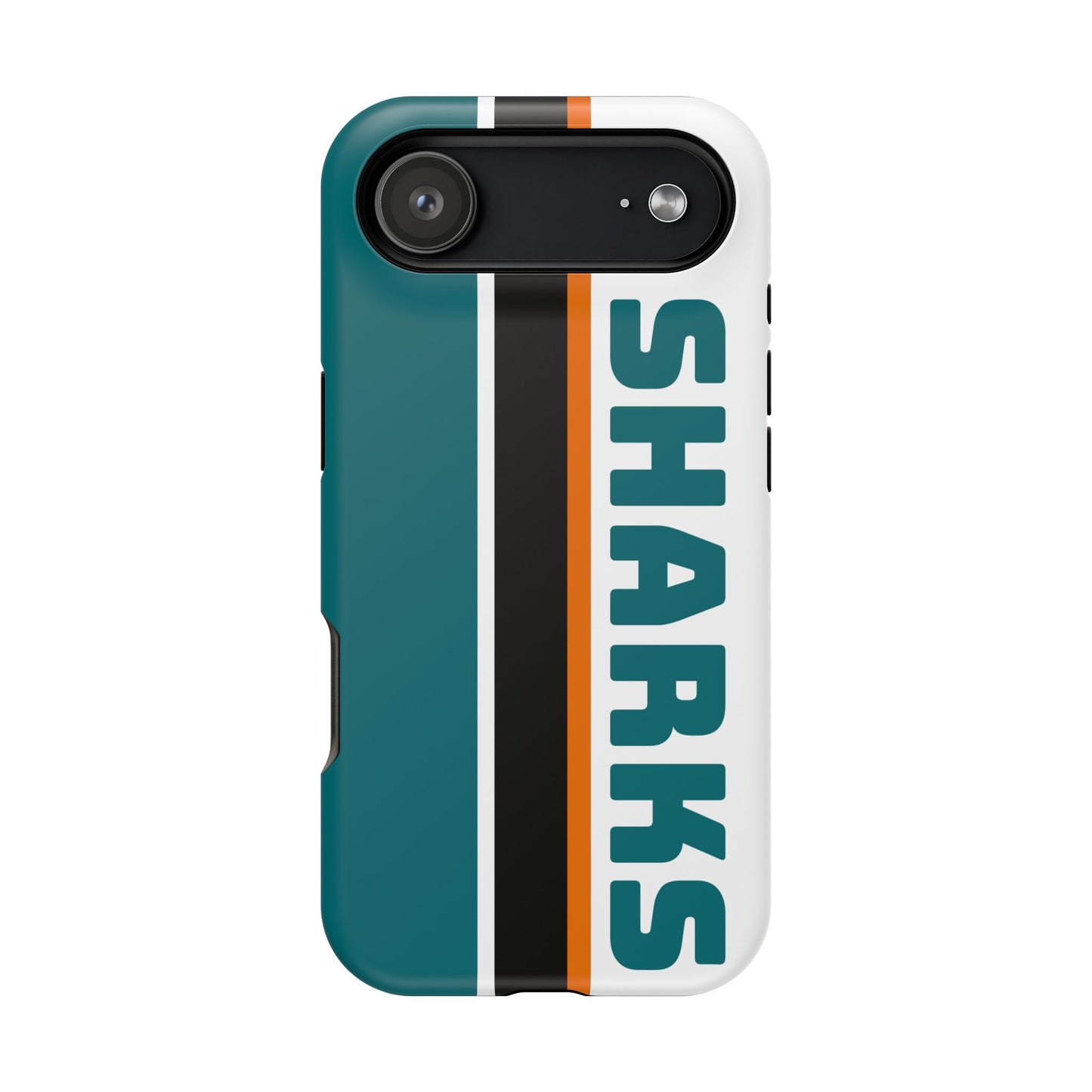 Sharks Phone Case, Magnetic Phone Case, Retro Phone Case, Hockey iPhone or Samsung Case