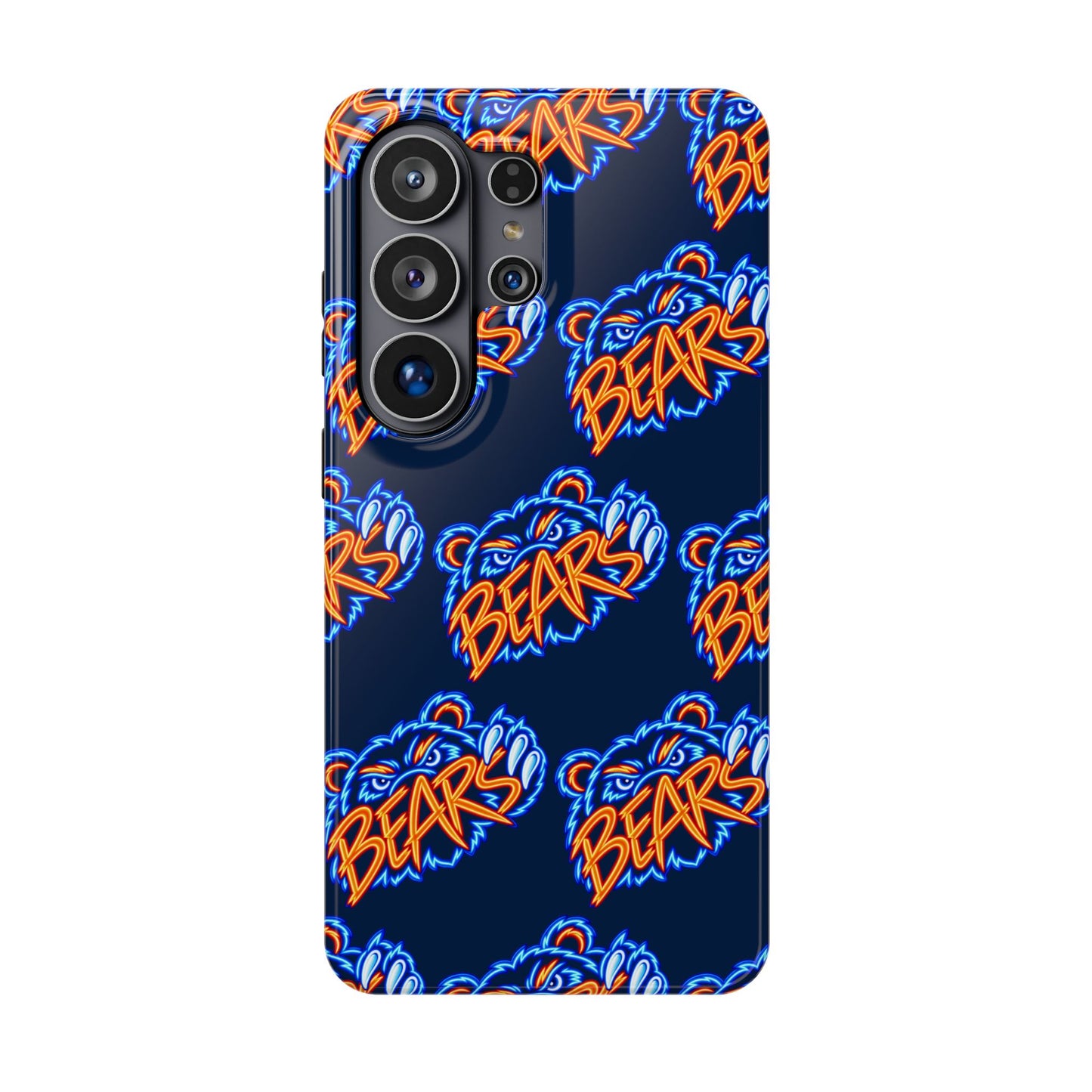 Neon Bears Phone Case, Magnetic Phone Case, Retro Phone Case, Matte/Glossy Phone Case, Football Gifts