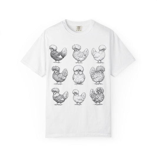 Polish Chicken T-Shirt: Bird Tee, Farm Animal Shirt