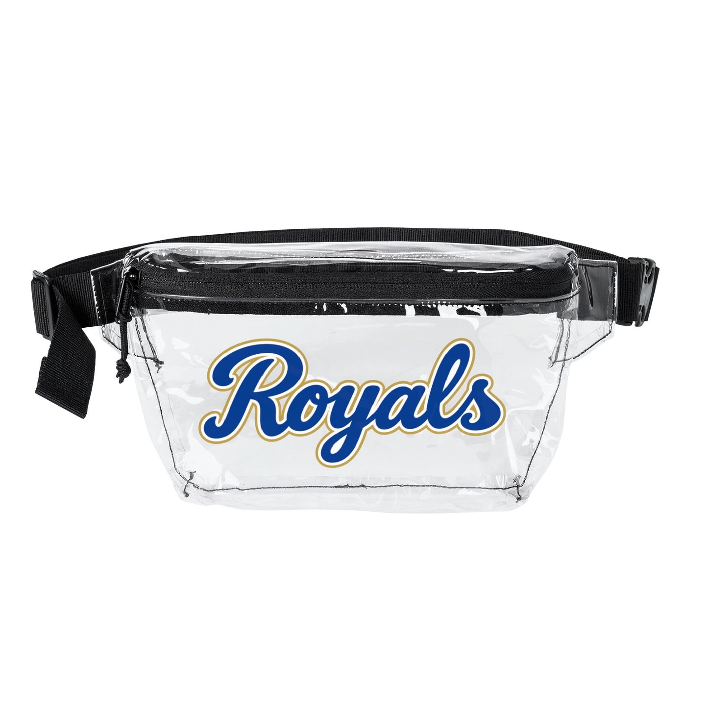 Royals Clear Stadium Bag, Baseball Belt Bag, Transparent Fanny Pack