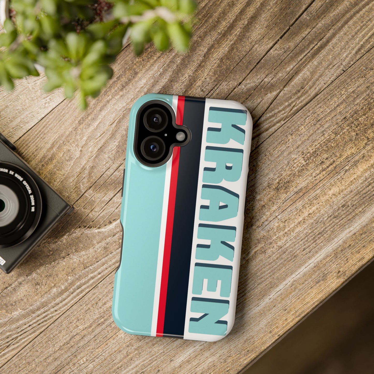 Kraken Phone Case, Magnetic Phone Case, Hockey Phone Case, Retro Phone Case