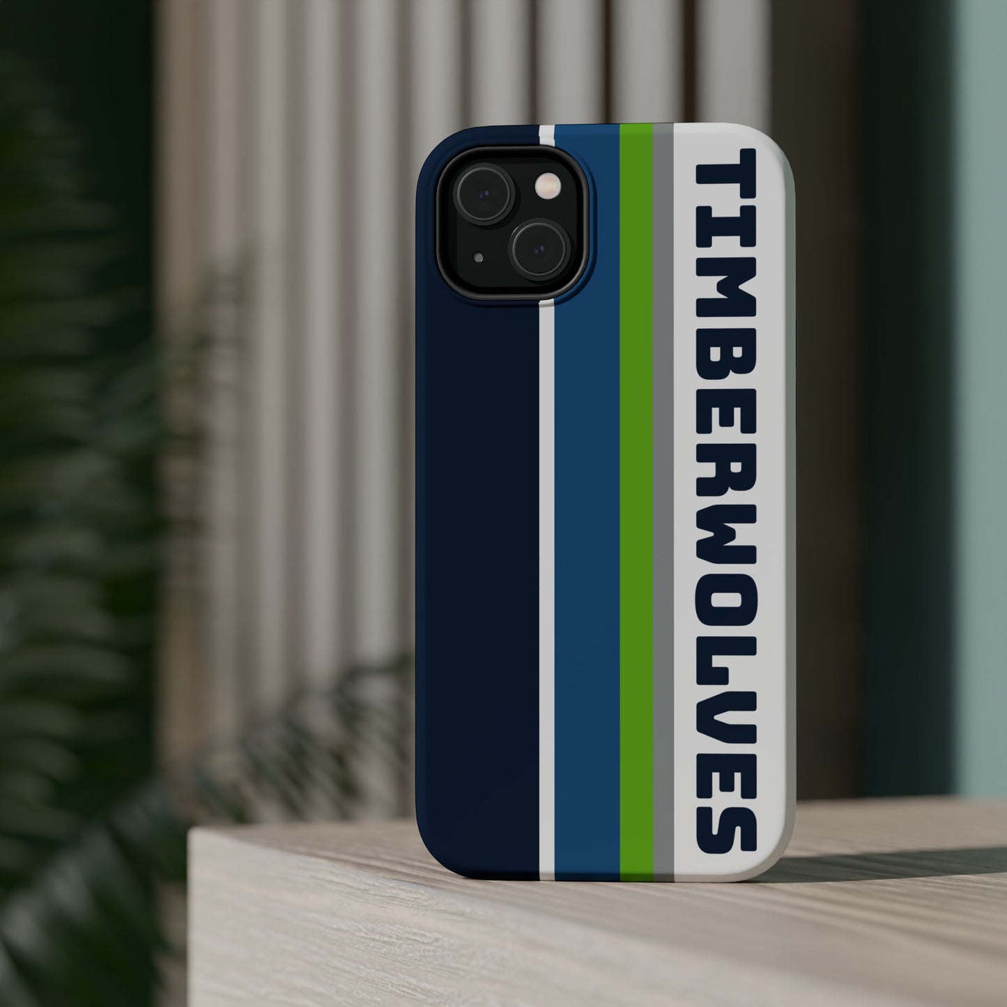 Timberwolves Phone Case, Magnetic Phone Case, Retro Phone Case, Basketball Gifts