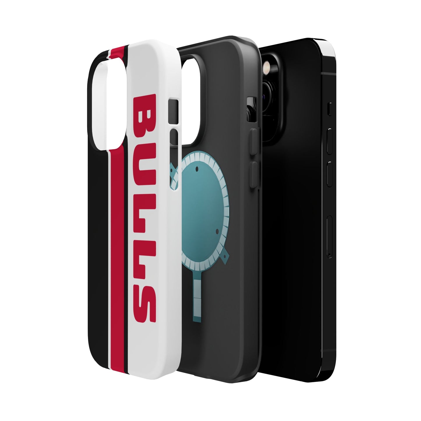 Bulls Phone Case, Magnetic Phone Case, Retro Phone Case