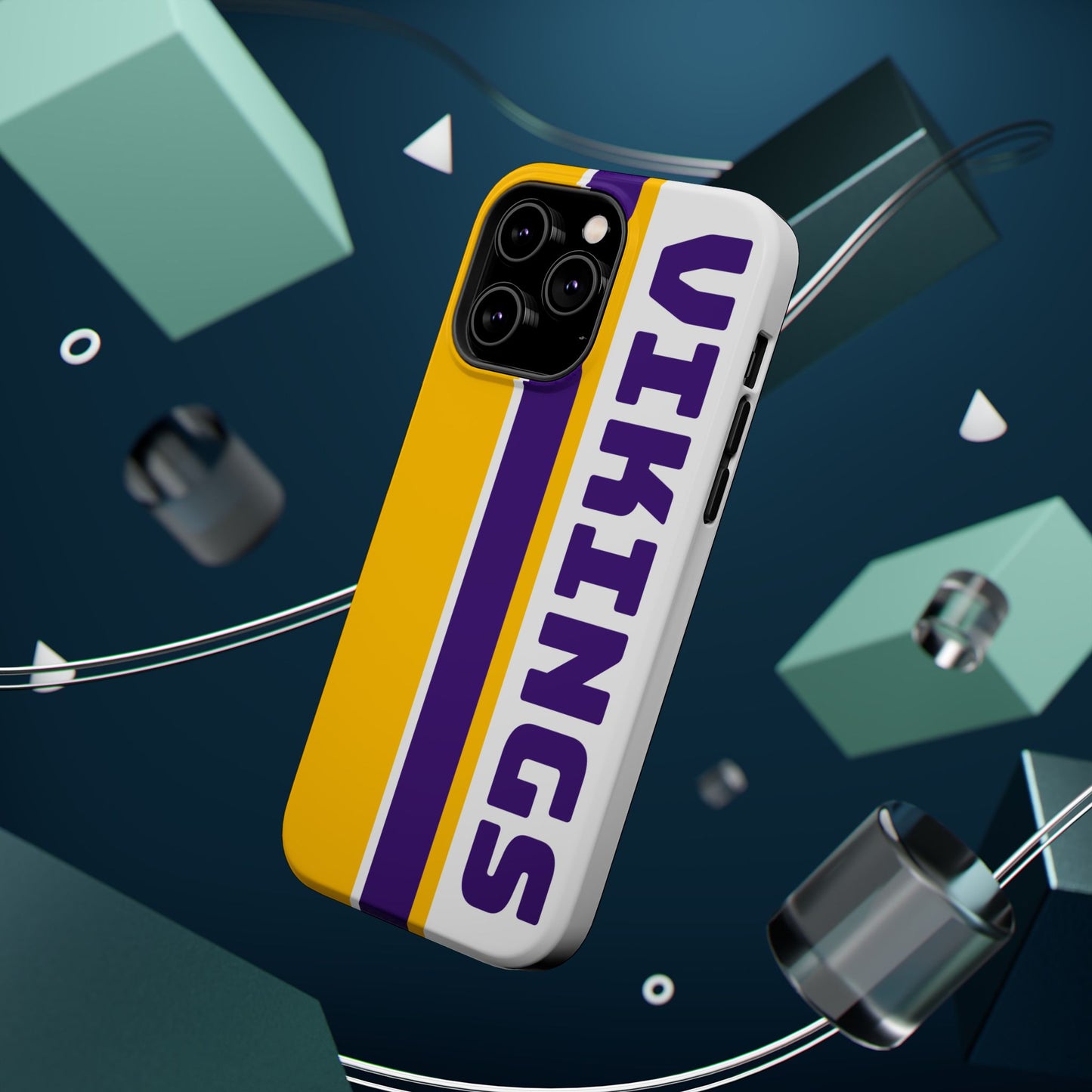 Vikings Phone Case, Magnetic Phone Case, Retro Phone Case, Football Gifts