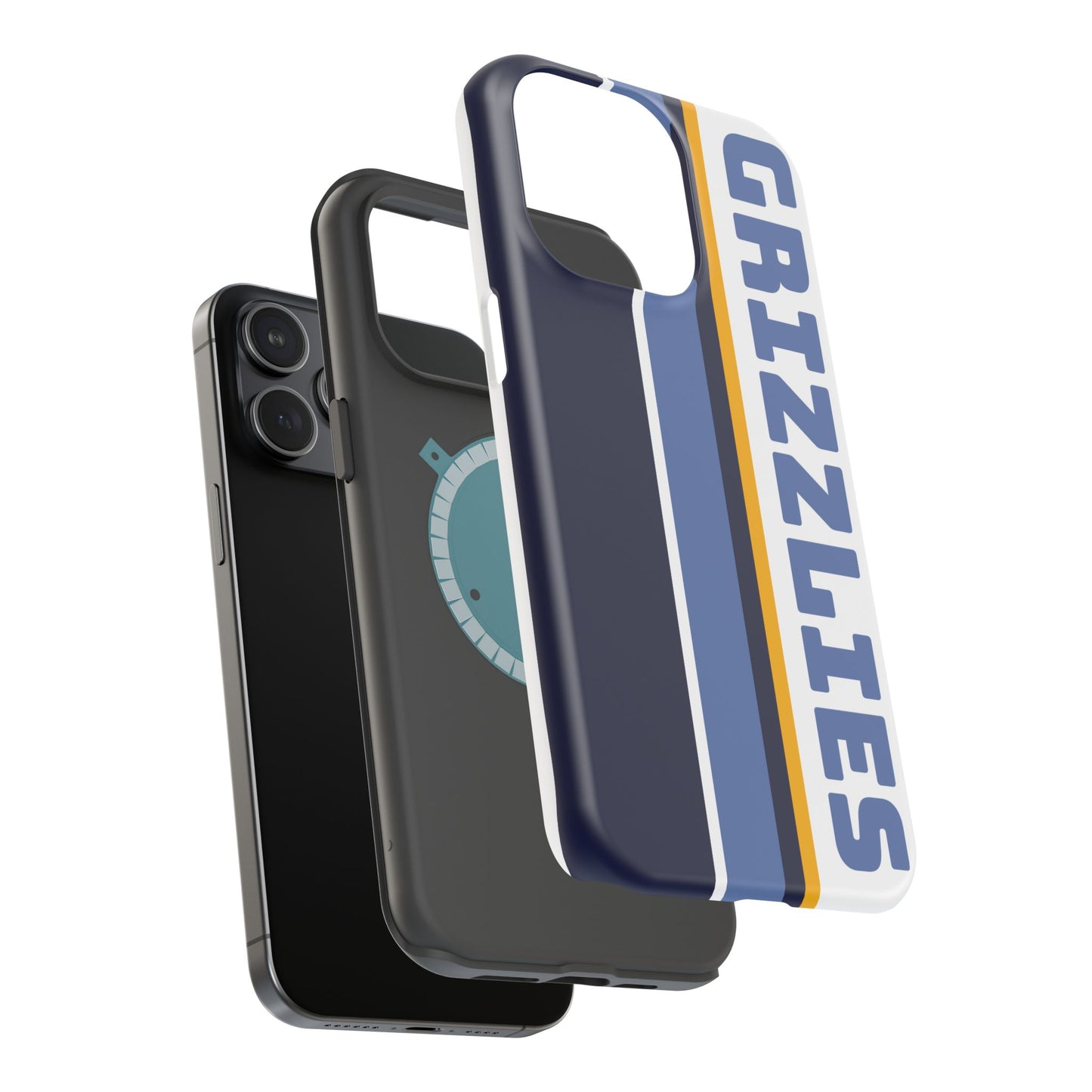 Grizzlies Phone Case, Magnetic Phone Case, Retro Phone Case