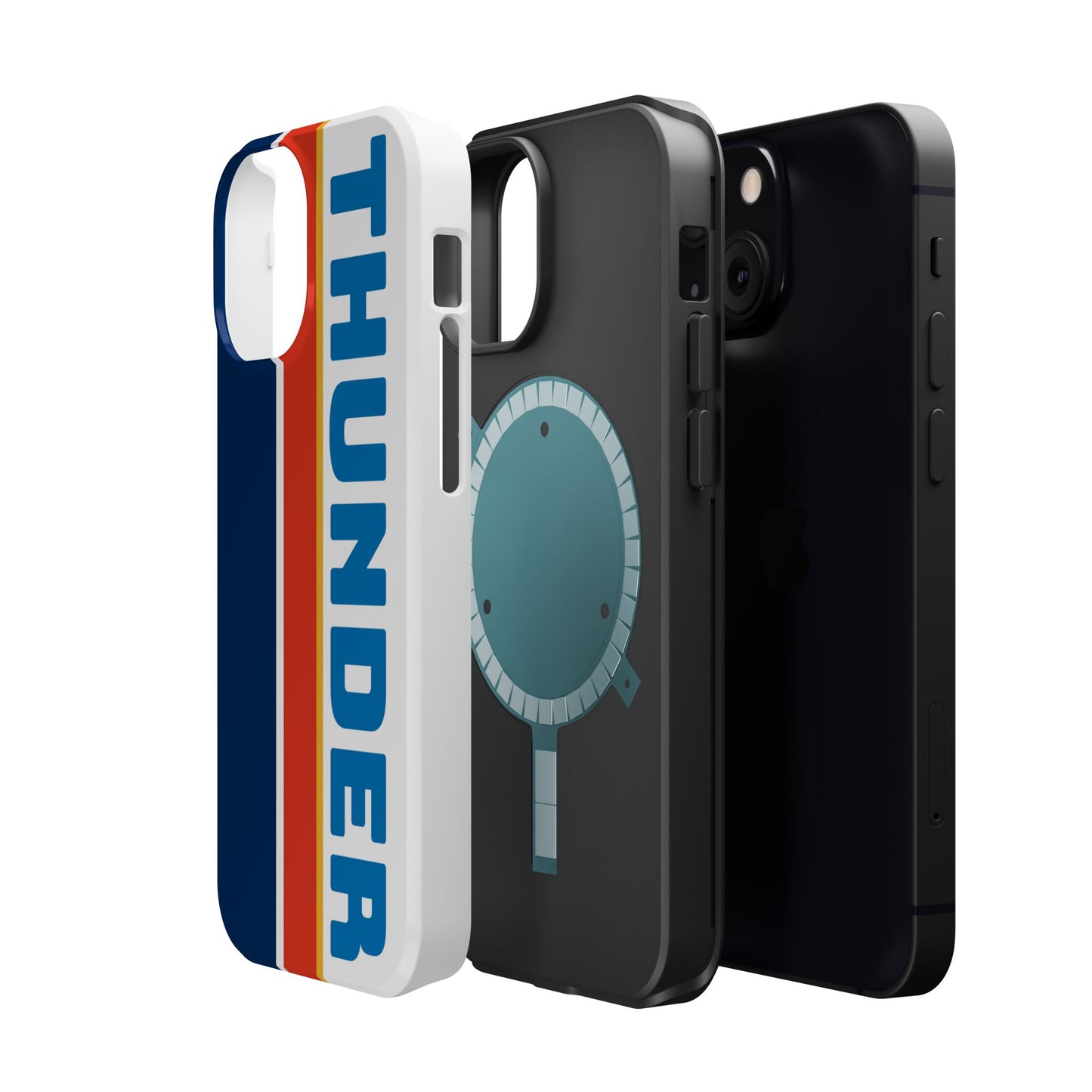 Thunder Phone Case, Magnetic Phone Case, Retro Phone Case, Basketball Gifts