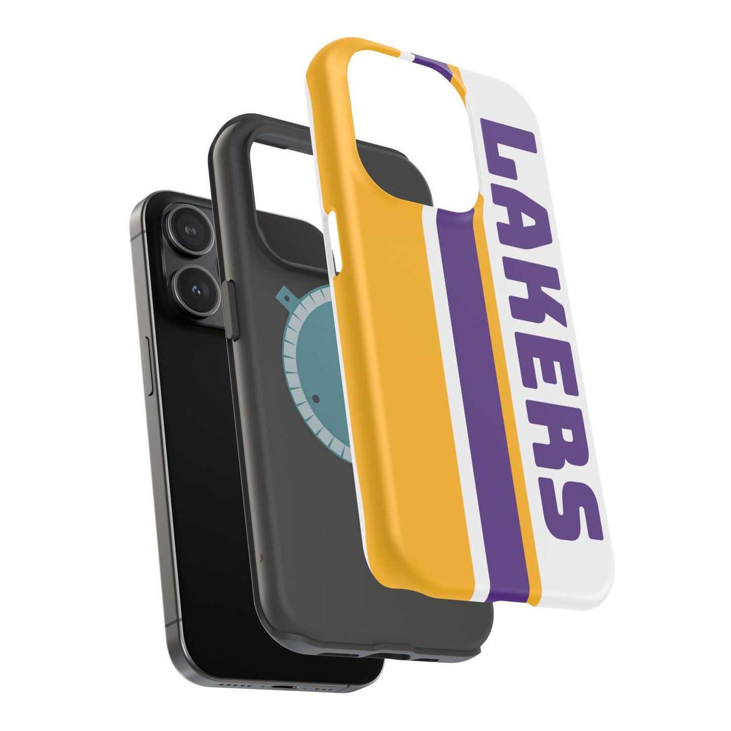 Lakers Phone Case, Magnetic Phone Case, Retro Phone Case, Basketball Gifts