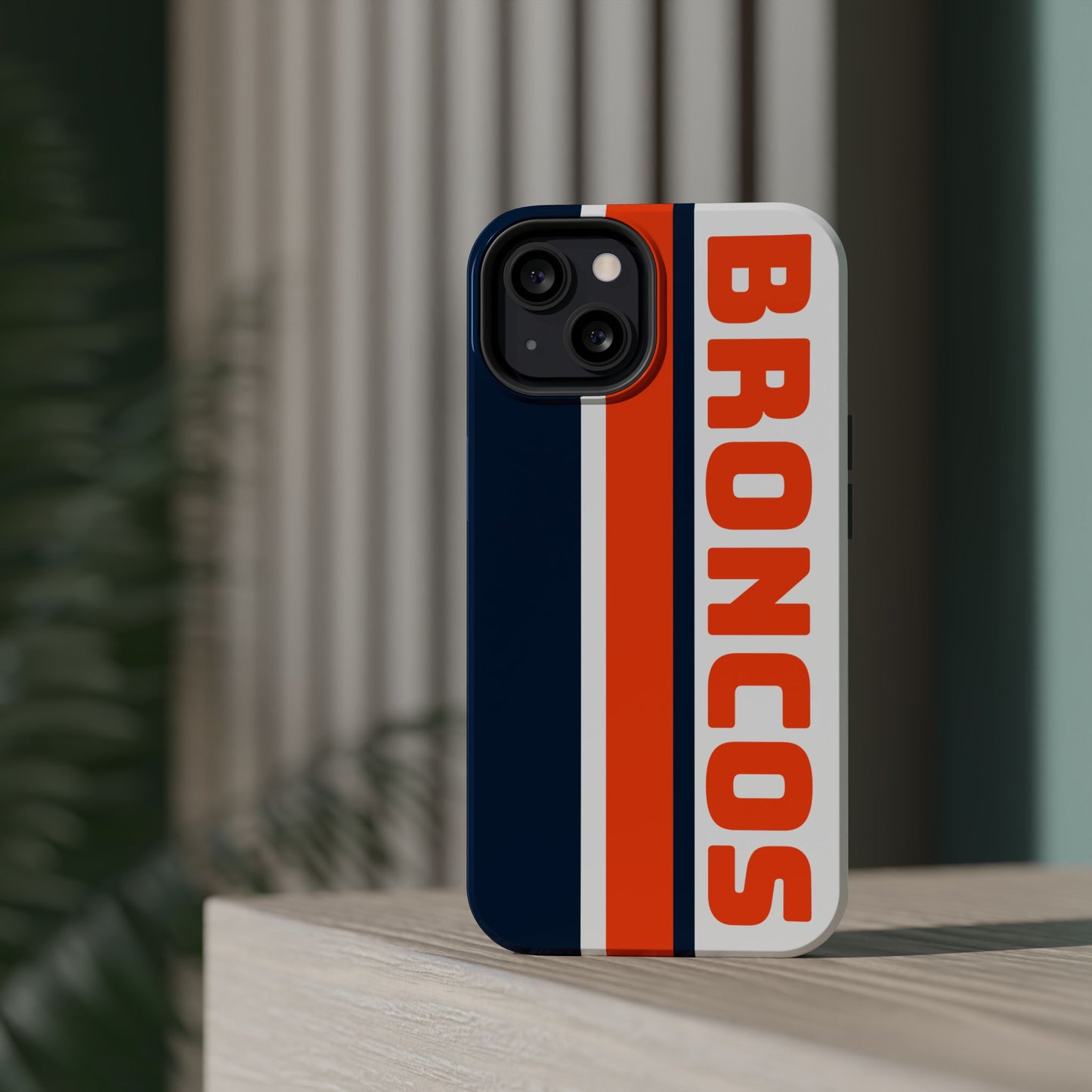 Broncos Phone Case, Magnetic Phone Case, Retro Phone Case, Baseball Case for iPhone or Samsung, Football Gifts