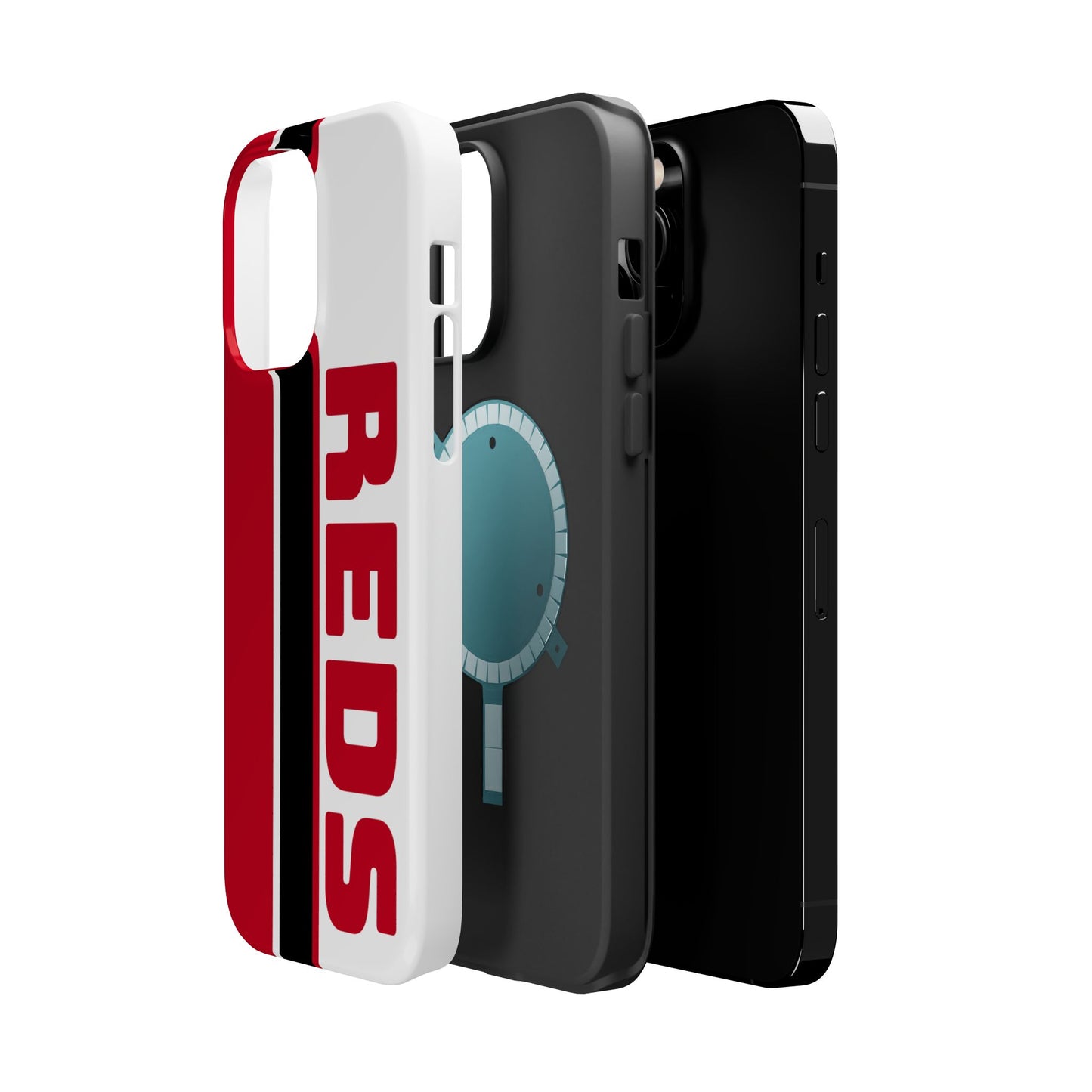Reds Phone Case, Magnetic Phone Case, Retro Phone Case, Baseball Case for iPhone or Samsung, Reds Baseball Case