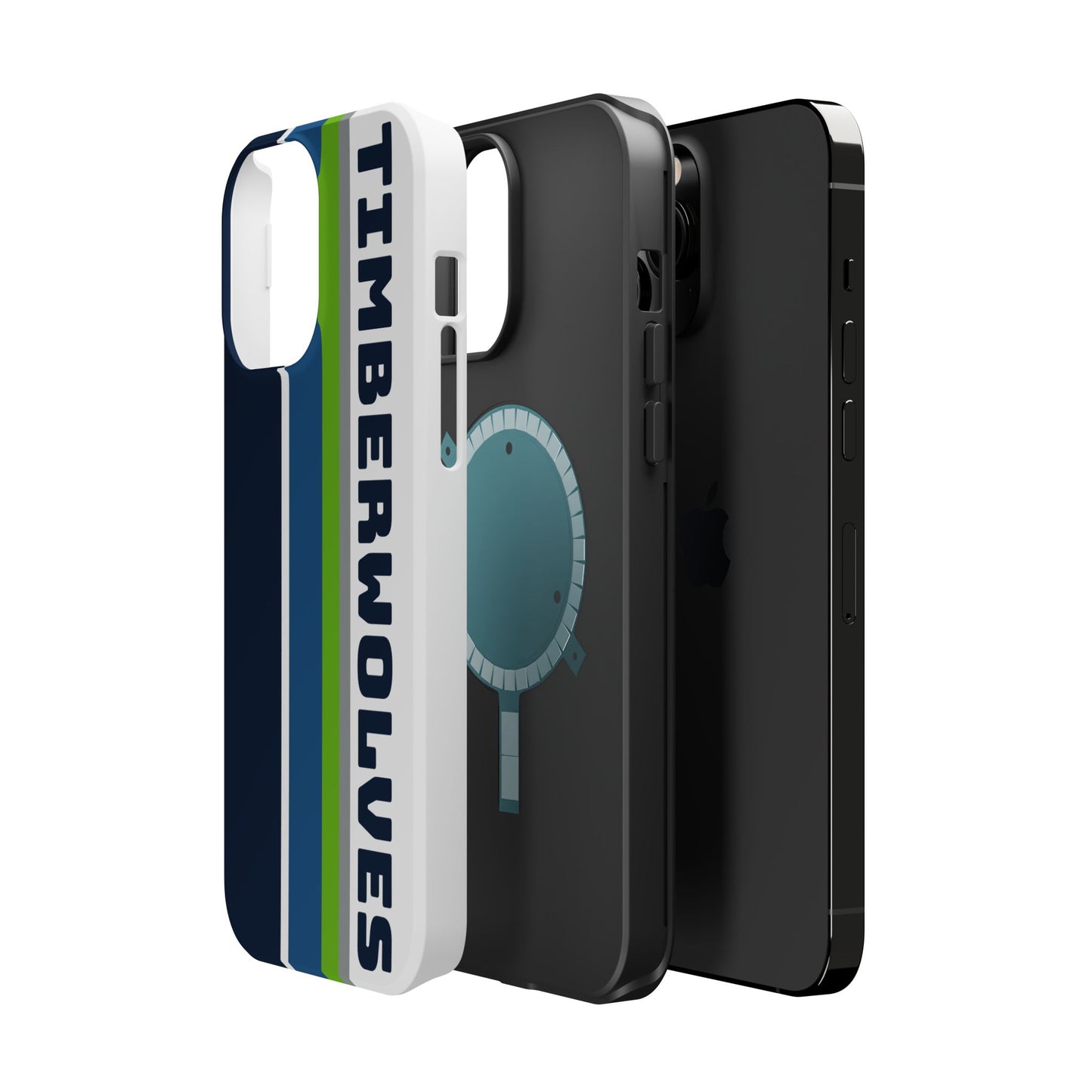 Timberwolves Phone Case, Magnetic Phone Case, Retro Phone Case, Basketball Gifts