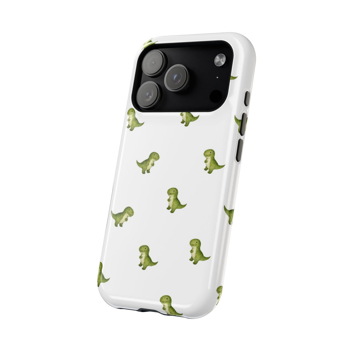 Tiny Green Dinosaur Phone Case | Magnetic Impact-Resistant Phone Case