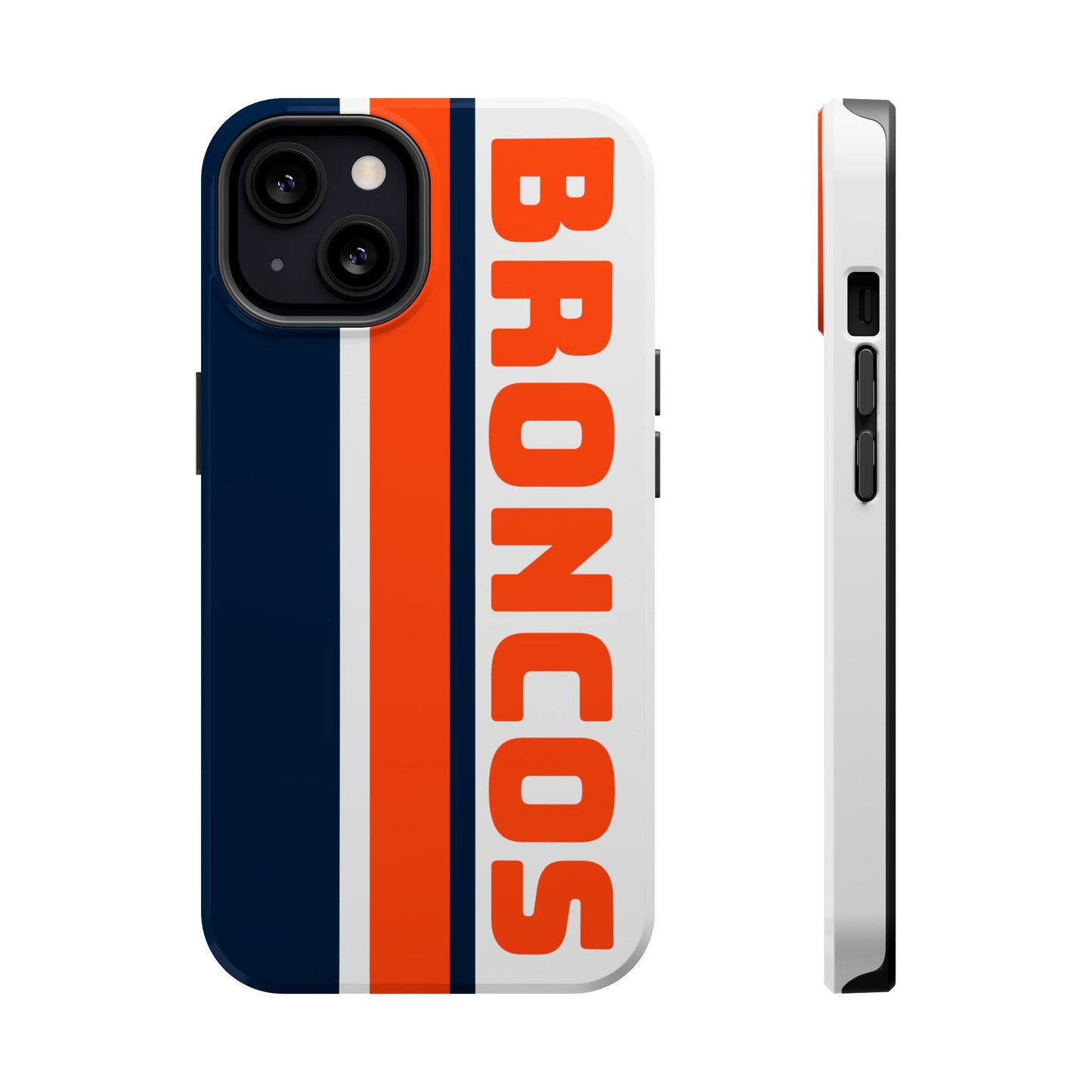 Broncos Phone Case, Magnetic Phone Case, Retro Phone Case, Baseball Case for iPhone or Samsung, Football Gifts