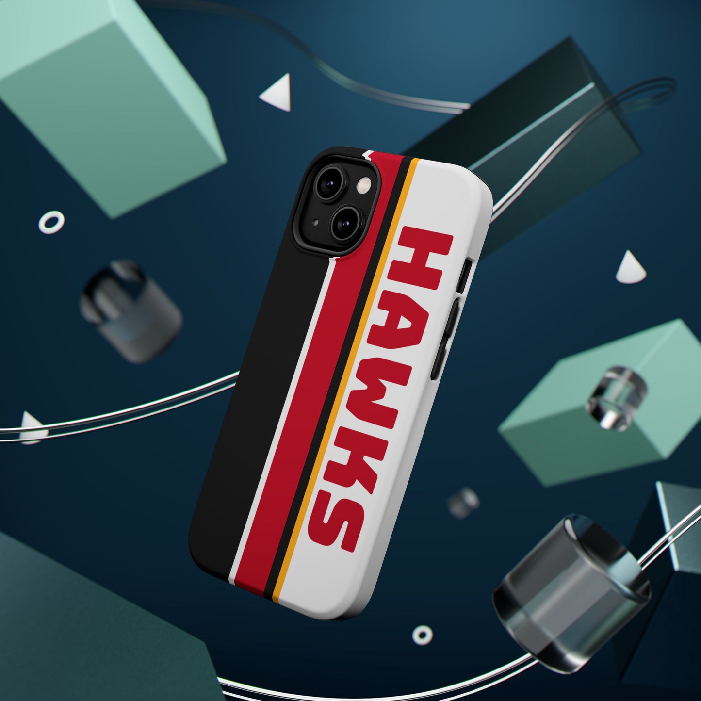 Hawks Phone Case, Magnetic Phone Case, Retro Phone Case