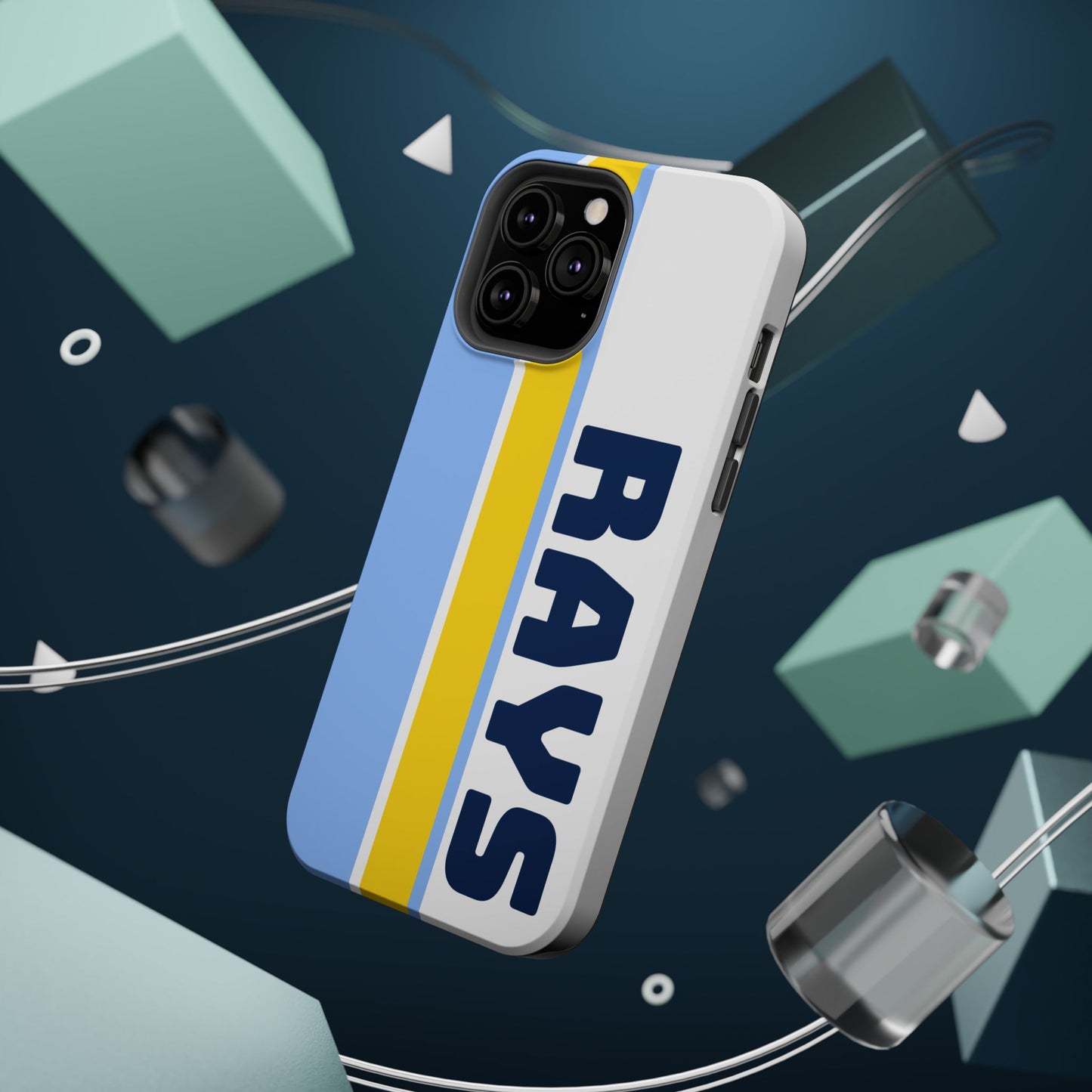 Rays Phone Case, Magnetic Phone Case, Retro Phone Case, Baseball Case for iPhone or Samsung, Rays Baseball Gifts