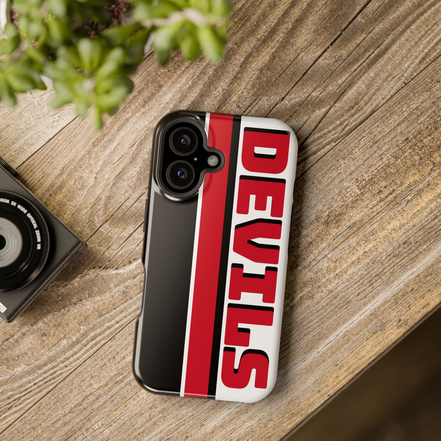 Devils Phone Case, Magnetic Phone Case, Retro Phone Case, Hockey Gifts