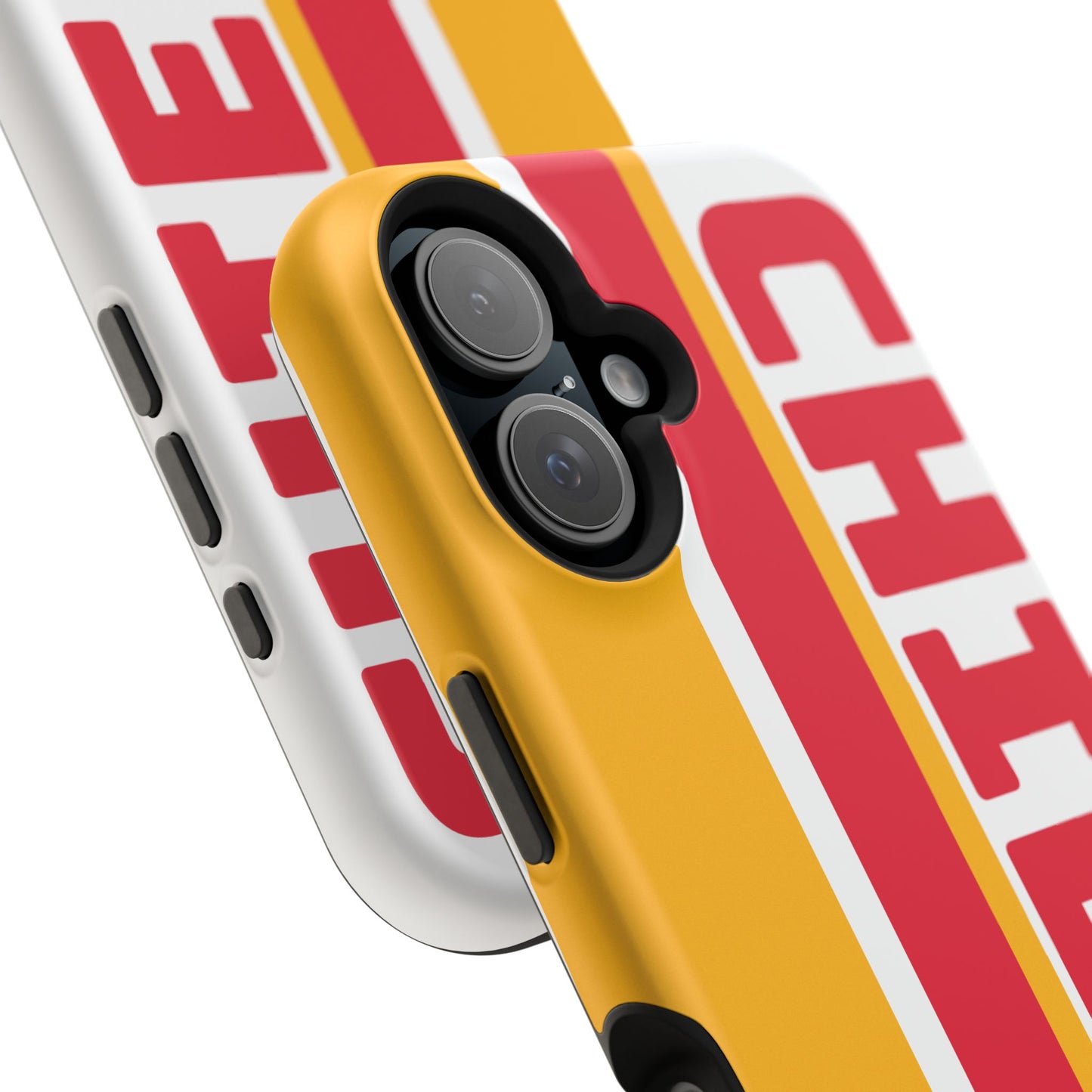 Chiefs Phone Case, Magnetic Phone Case, Retro Phone Case, Baseball Case for iPhone or Samsung, Chiefs Football Gifts