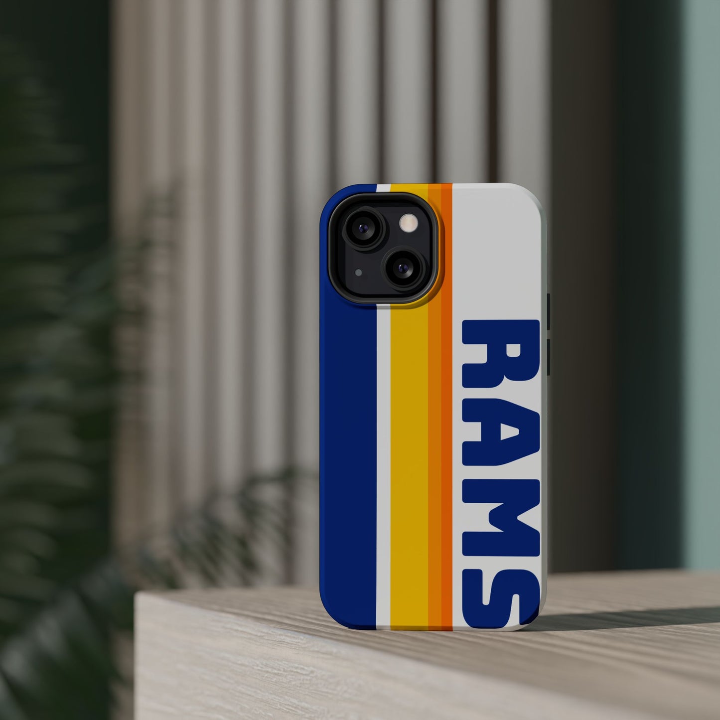 Rams Phone Case, Magnetic Phone Case, Retro Phone Case, Football Case for iPhone or Samsung