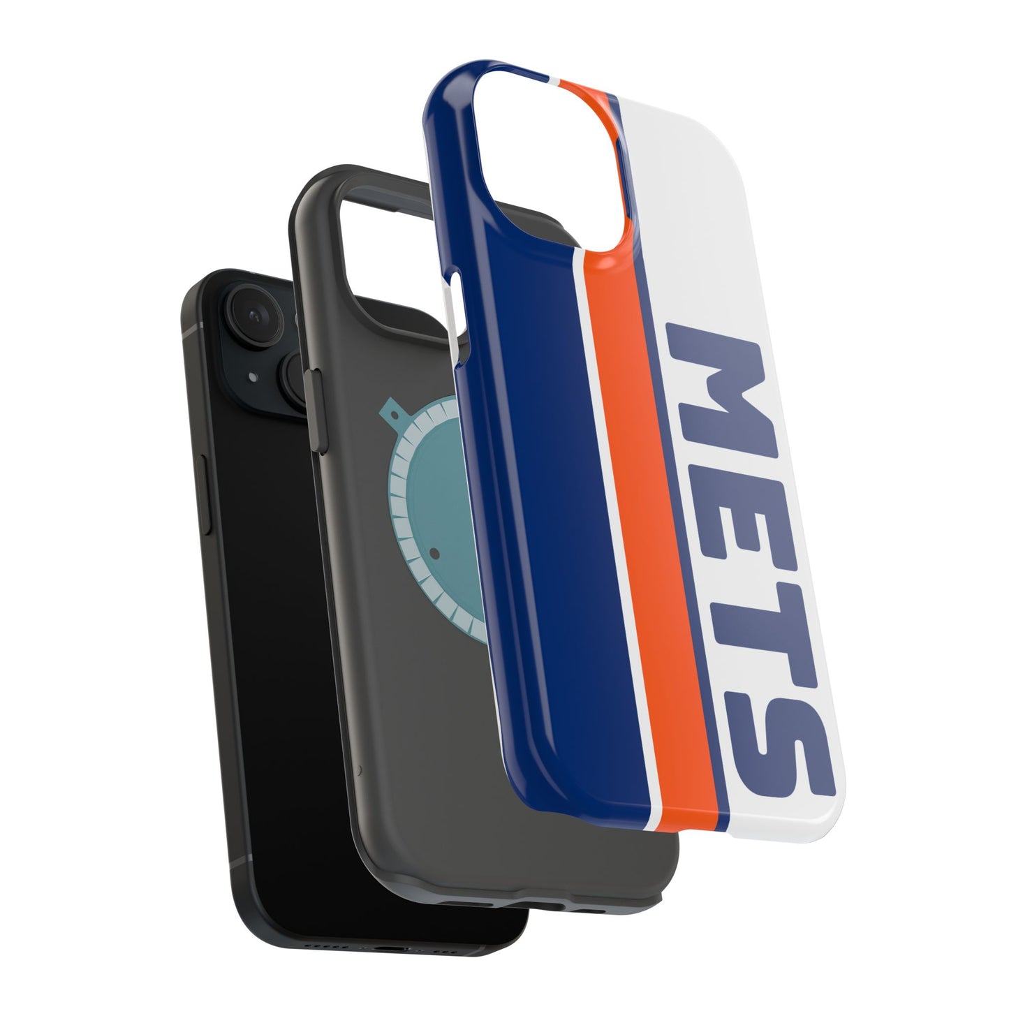 Mets Phone Case, Magnetic Phone Case, Retro Phone Case, Baseball Case for iPhone or Samsung