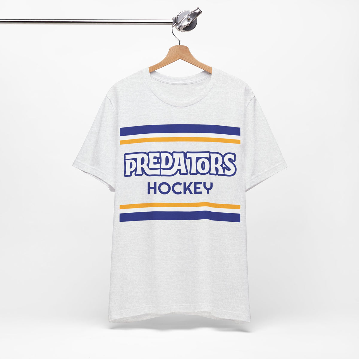 Retro Predators Shirt, Vintage Striped Predators Hockey T-Shirt