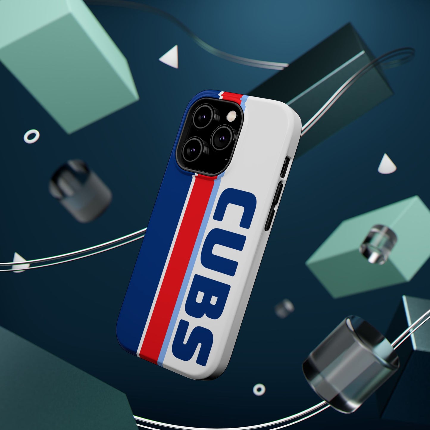 Cubs Phone Case, Magnetic Phone Case, Retro Phone Case, Baseball Case for iPhone or Samsung