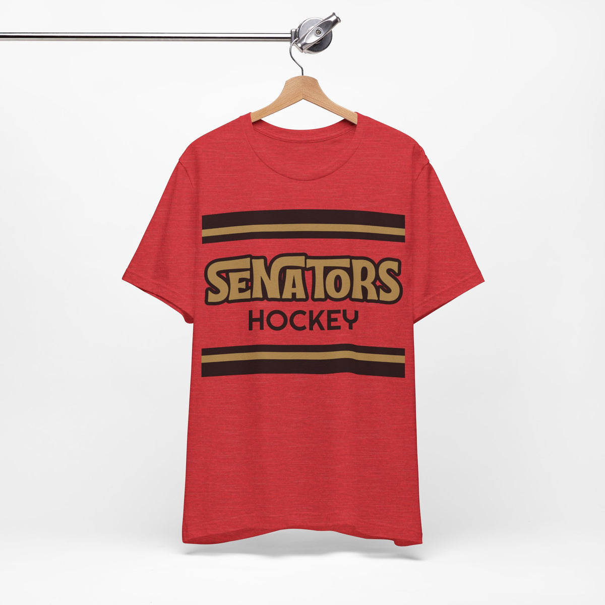 Retro Senators Shirt, Vintage Striped Senators Hockey T-Shirt
