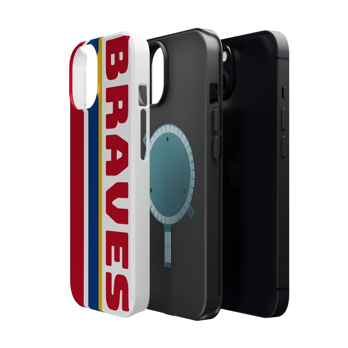 Braves Phone Case, Magnetic Phone Case, Baseball Phone Case, Retro Phone Case