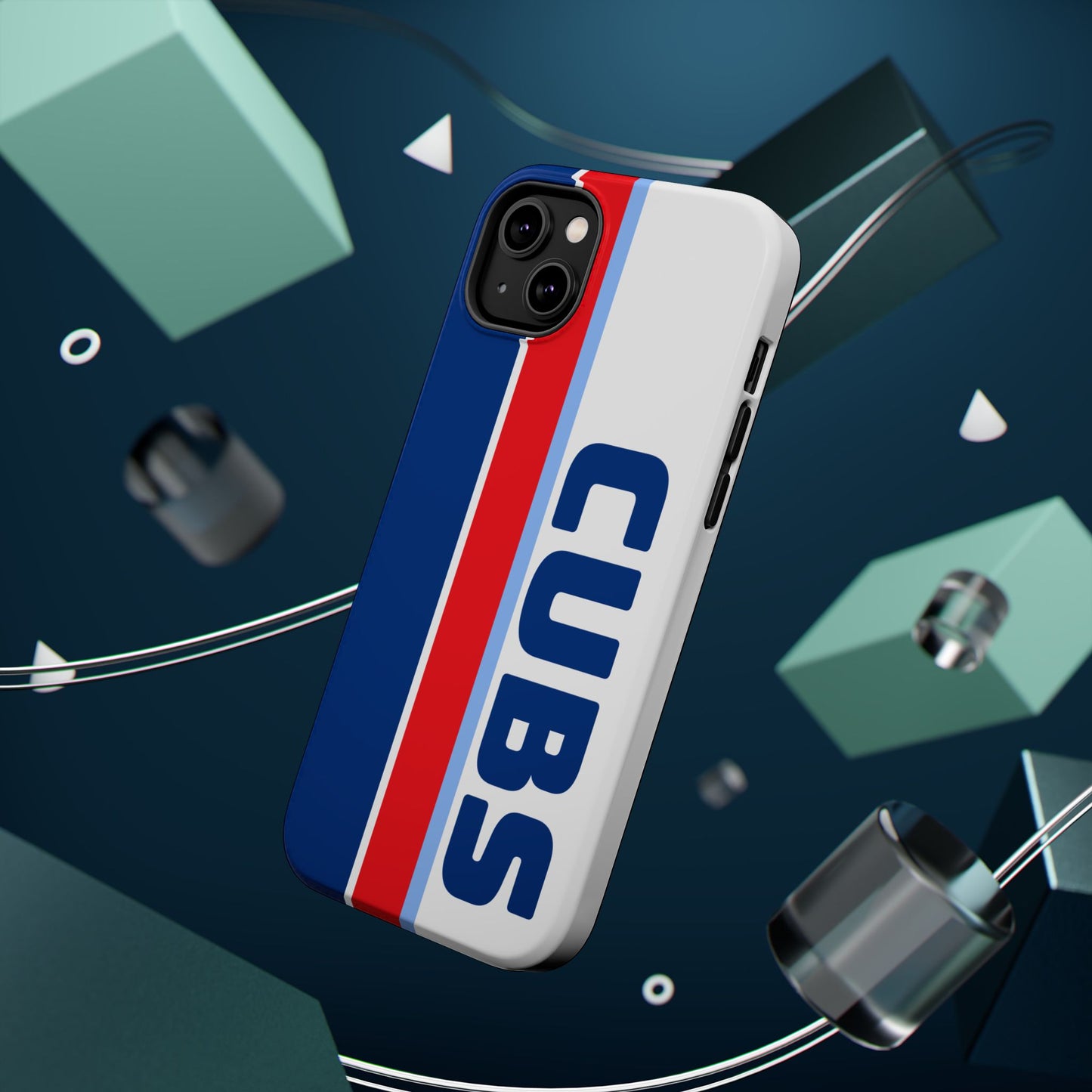 Cubs Phone Case, Magnetic Phone Case, Retro Phone Case, Baseball Case for iPhone or Samsung