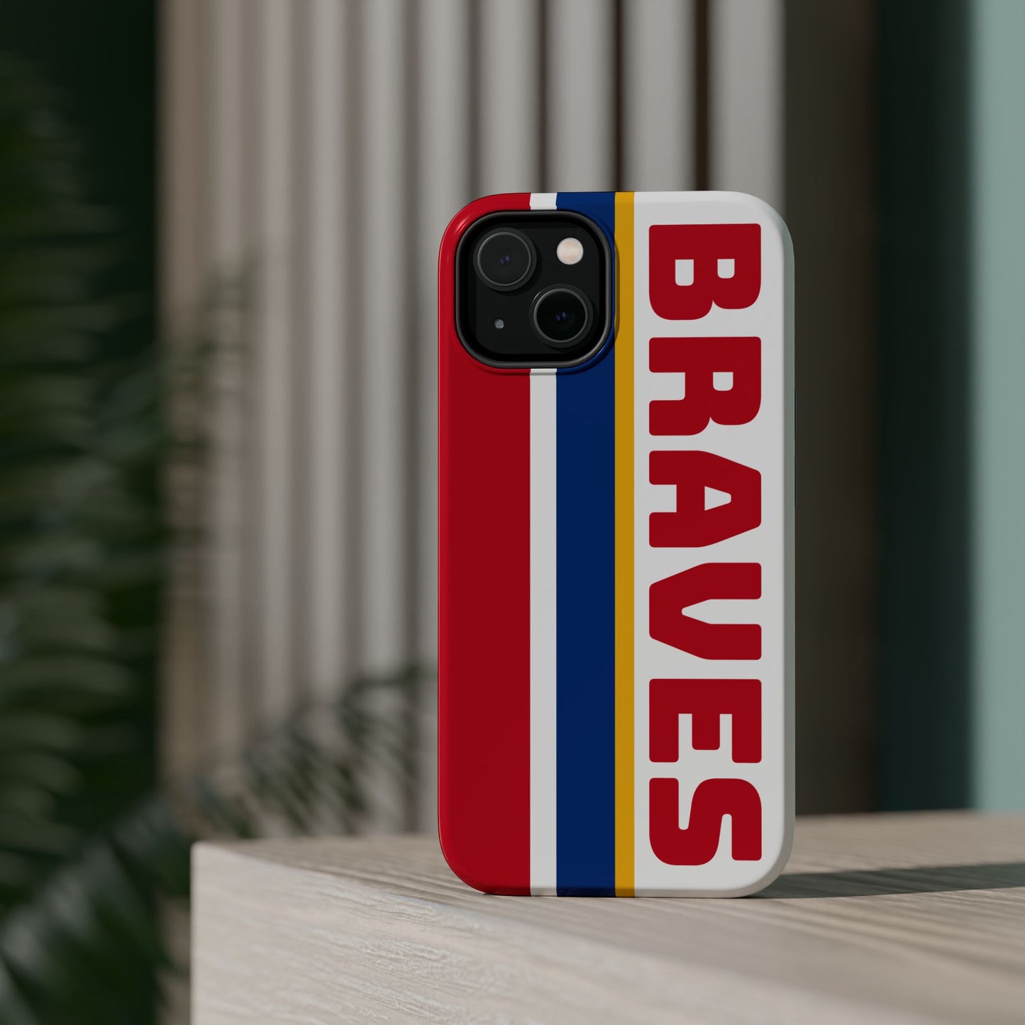 Braves Phone Case, Magnetic Phone Case, Baseball Phone Case, Retro Phone Case