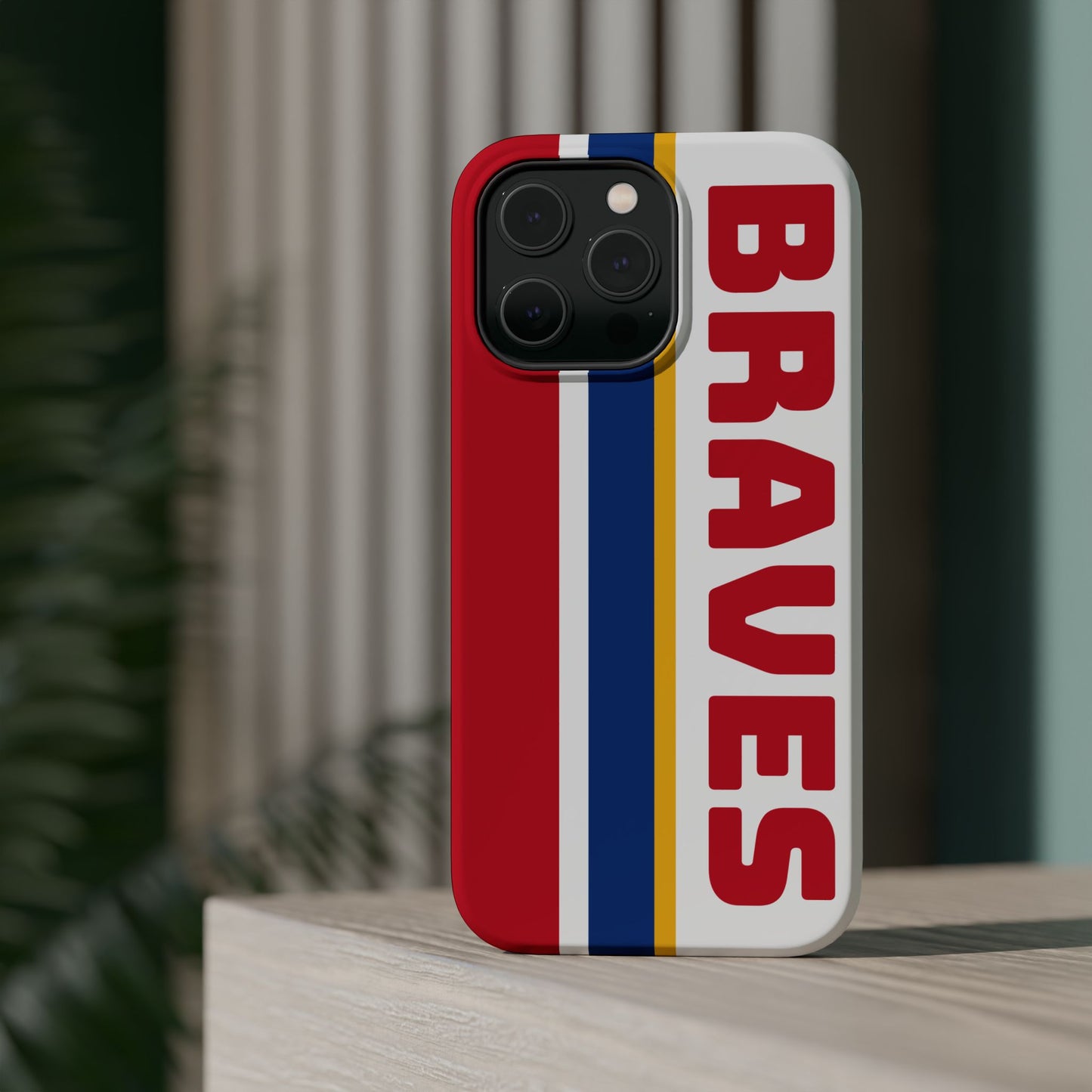 Braves Phone Case, Magnetic Phone Case, Baseball Phone Case, Retro Phone Case