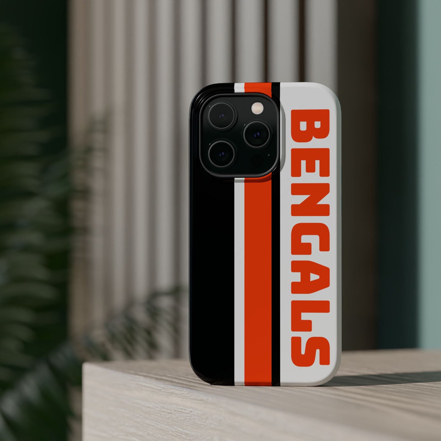 Bengals Phone Case, Magnetic Phone Case, Retro Phone Case, Baseball Case for iPhone or Samsung, Football Gifts