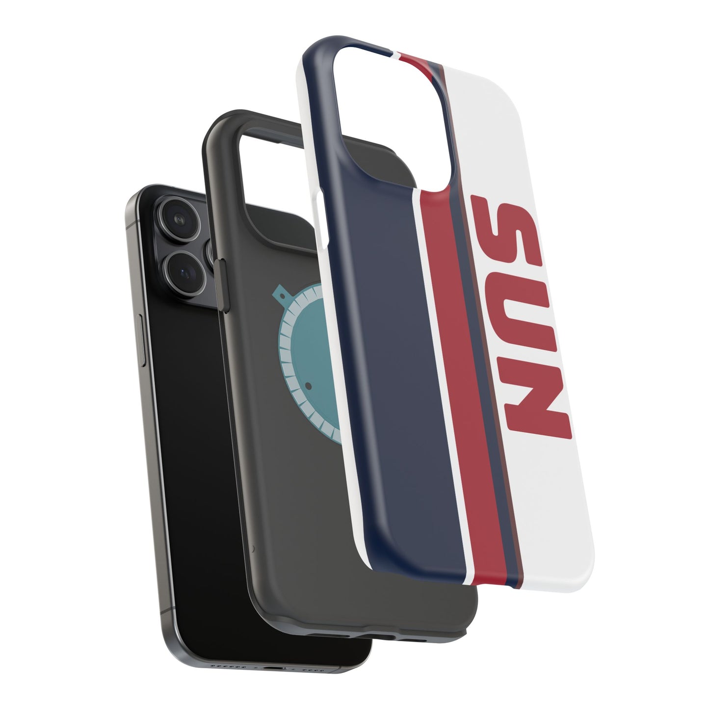 Sun Phone Case, Magnetic Phone Case, Retro Phone Case, Matte/Glossy Phone Case