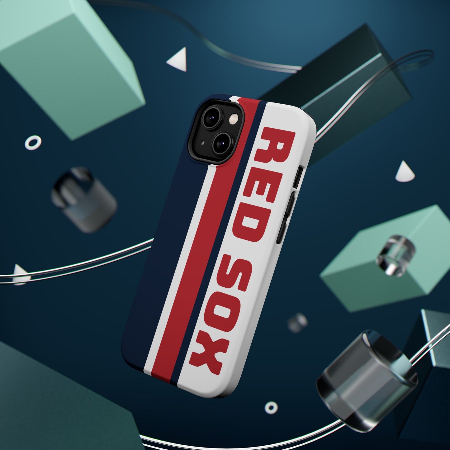 Red Sox Phone Case, Magnetic Phone Case, Retro Phone Case, Baseball Case for iPhone or Samsung
