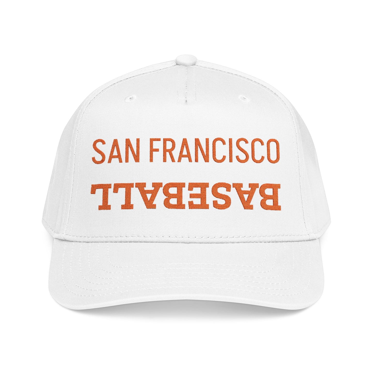 Embroidered San Francisco Baseball Hat, Mid Profile Baseball Cap, Sports Gifts