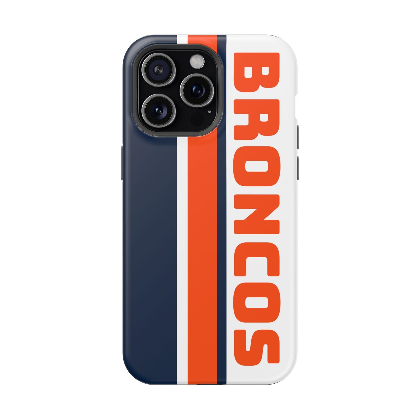 Broncos Phone Case, Magnetic Phone Case, Retro Phone Case, Baseball Case for iPhone or Samsung, Football Gifts