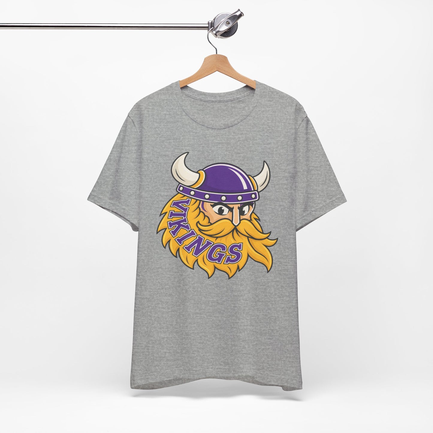 Vikings Mascot T-Shirt, Retro Vikings Graphic Tee, Football Shirt
