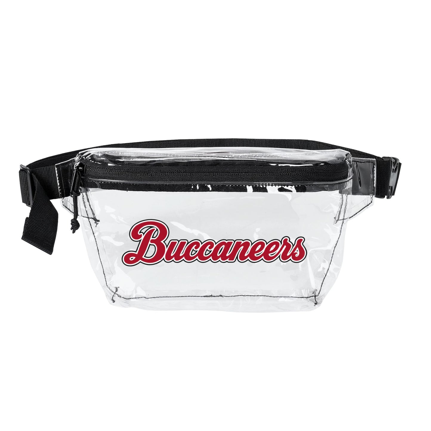 Buccaneers Clear Stadium Bag, Football Belt Bag, Transparent Fanny Pack