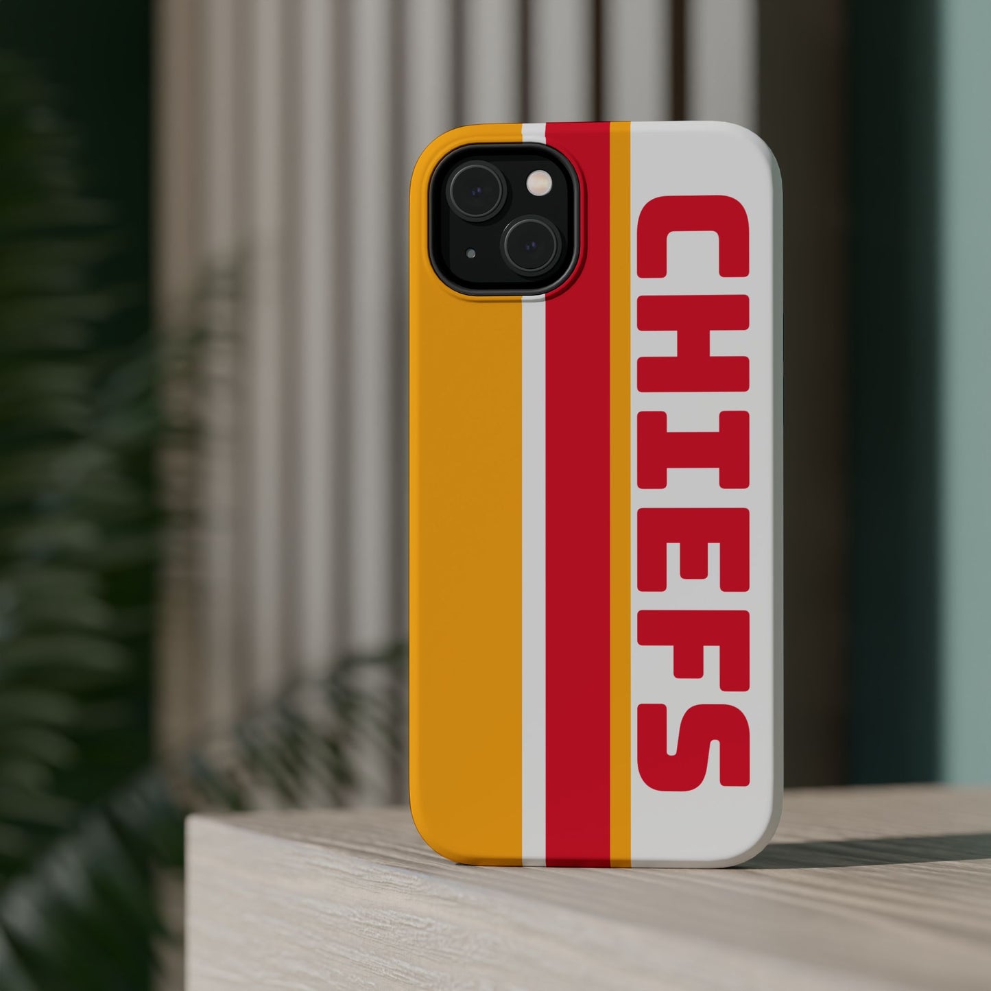 Chiefs Phone Case, Magnetic Phone Case, Retro Phone Case, Baseball Case for iPhone or Samsung, Chiefs Football Gifts