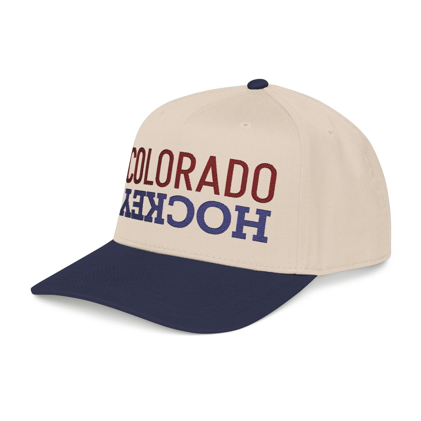 Embroidered Colorado Hockey Hat, Mid Profile Hockey Cap, Sports Gifts