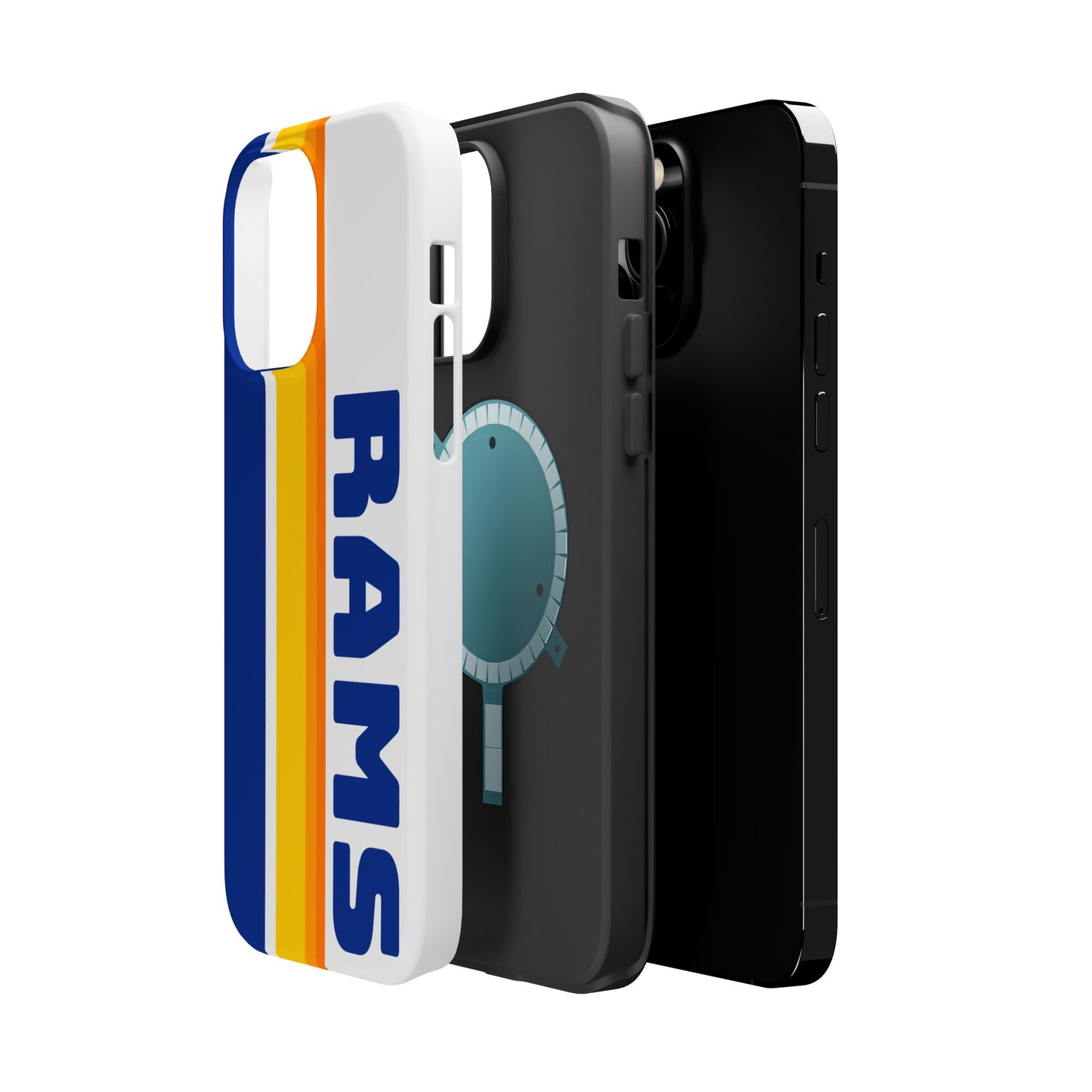 Rams Phone Case, Magnetic Phone Case, Retro Phone Case, Football Case for iPhone or Samsung